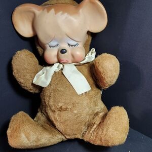 Vintage Knickerbocker Pouting Face Bear